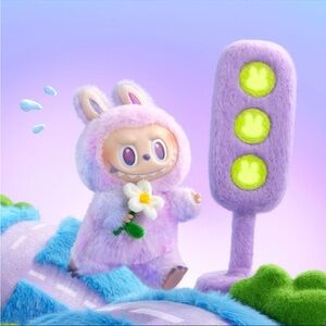 Pop Mart Big Into Energy Labubu Vinyl Plush Pendant Blind Box Luck